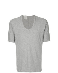 T-shirt à col rond gris N. Hoolywood