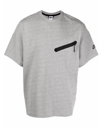 T-shirt à col rond gris Nike