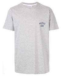 T-shirt à col rond gris Norse Projects