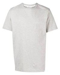 T-shirt à col rond gris Norse Projects