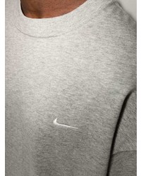 T-shirt à col rond gris Nike