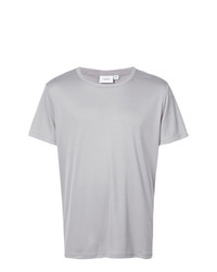 T-shirt à col rond gris Onia
