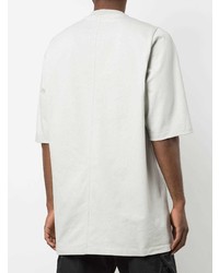 T-shirt à col rond gris Rick Owens