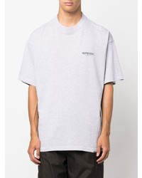 T-shirt à col rond gris Represent