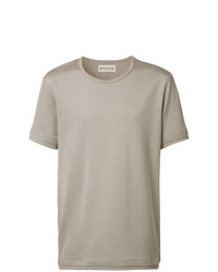 T-shirt à col rond gris Oyster Holdings