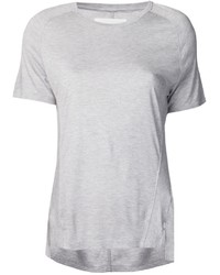 T-shirt à col rond gris Paper Denim & Cloth