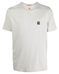 T-shirt à col rond gris Parajumpers