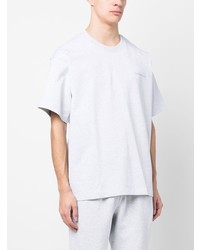 T-shirt à col rond gris adidas