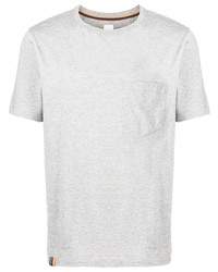 T-shirt à col rond gris Paul Smith