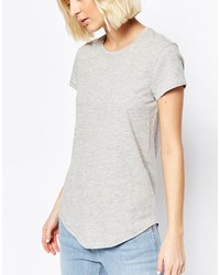 T-shirt à col rond gris Asos