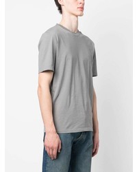 T-shirt à col rond gris Maison Margiela