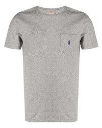 T-shirt à col rond gris Polo Ralph Lauren