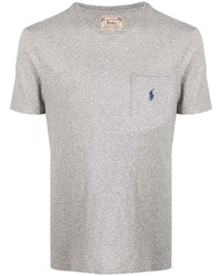 T-shirt à col rond gris Polo Ralph Lauren