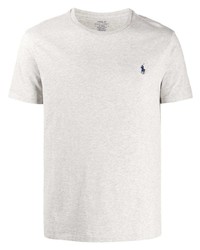 T-shirt à col rond gris Polo Ralph Lauren