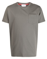 T-shirt à col rond gris Ports V