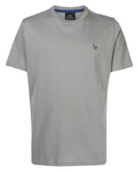T-shirt à col rond gris PS Paul Smith