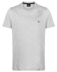 T-shirt à col rond gris PS Paul Smith