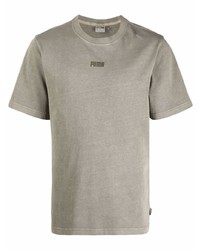 T-shirt à col rond gris Puma