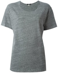 T-shirt à col rond gris R 13