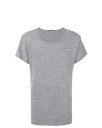 T-shirt à col rond gris R13