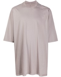 T-shirt à col rond gris Rick Owens DRKSHDW