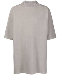 T-shirt à col rond gris Rick Owens DRKSHDW