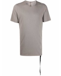 T-shirt à col rond gris Rick Owens DRKSHDW