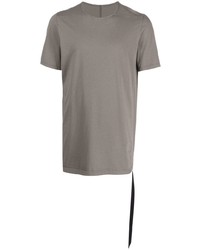 T-shirt à col rond gris Rick Owens DRKSHDW