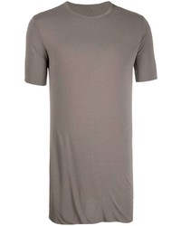 T-shirt à col rond gris Rick Owens DRKSHDW