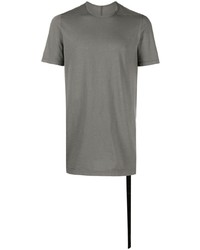 T-shirt à col rond gris Rick Owens DRKSHDW