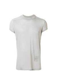 T-shirt à col rond gris Rick Owens DRKSHDW