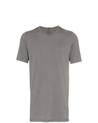 T-shirt à col rond gris Rick Owens DRKSHDW