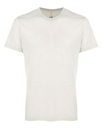 T-shirt à col rond gris Rick Owens