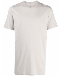 T-shirt à col rond gris Rick Owens