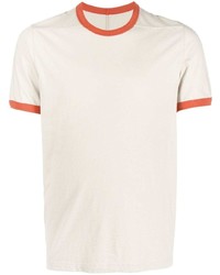 T-shirt à col rond gris Rick Owens