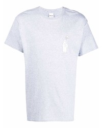 T-shirt à col rond gris RIPNDIP