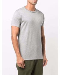 T-shirt à col rond gris Tom Ford