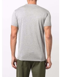 T-shirt à col rond gris Tom Ford