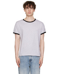 T-shirt à col rond gris Second/Layer