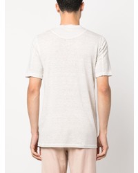 T-shirt à col rond gris 120% Lino
