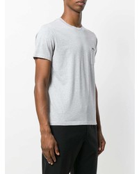 T-shirt à col rond gris Kenzo