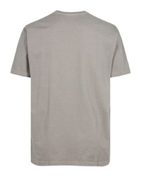 T-shirt à col rond gris Stampd