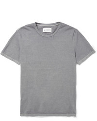 T-shirt à col rond gris