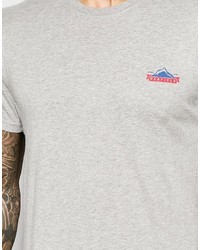 T-shirt à col rond gris Penfield