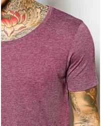 T-shirt à col rond gris Asos