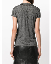 T-shirt à col rond gris rag & bone/JEAN