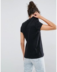 T-shirt à col rond gris Asos