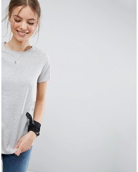 T-shirt à col rond gris Asos