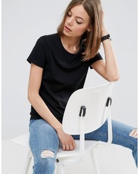 T-shirt à col rond gris Asos