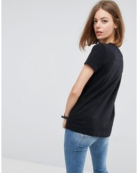 T-shirt à col rond gris Asos